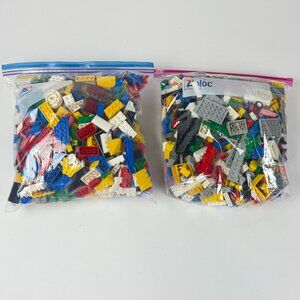 4.3 LB of Bulk Genuine LEGO Bricks Blocks Assorted Pieces Lot